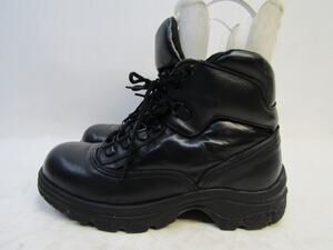 Thorogood Womens Size 7 W Black Leather Lace Up Works Boots